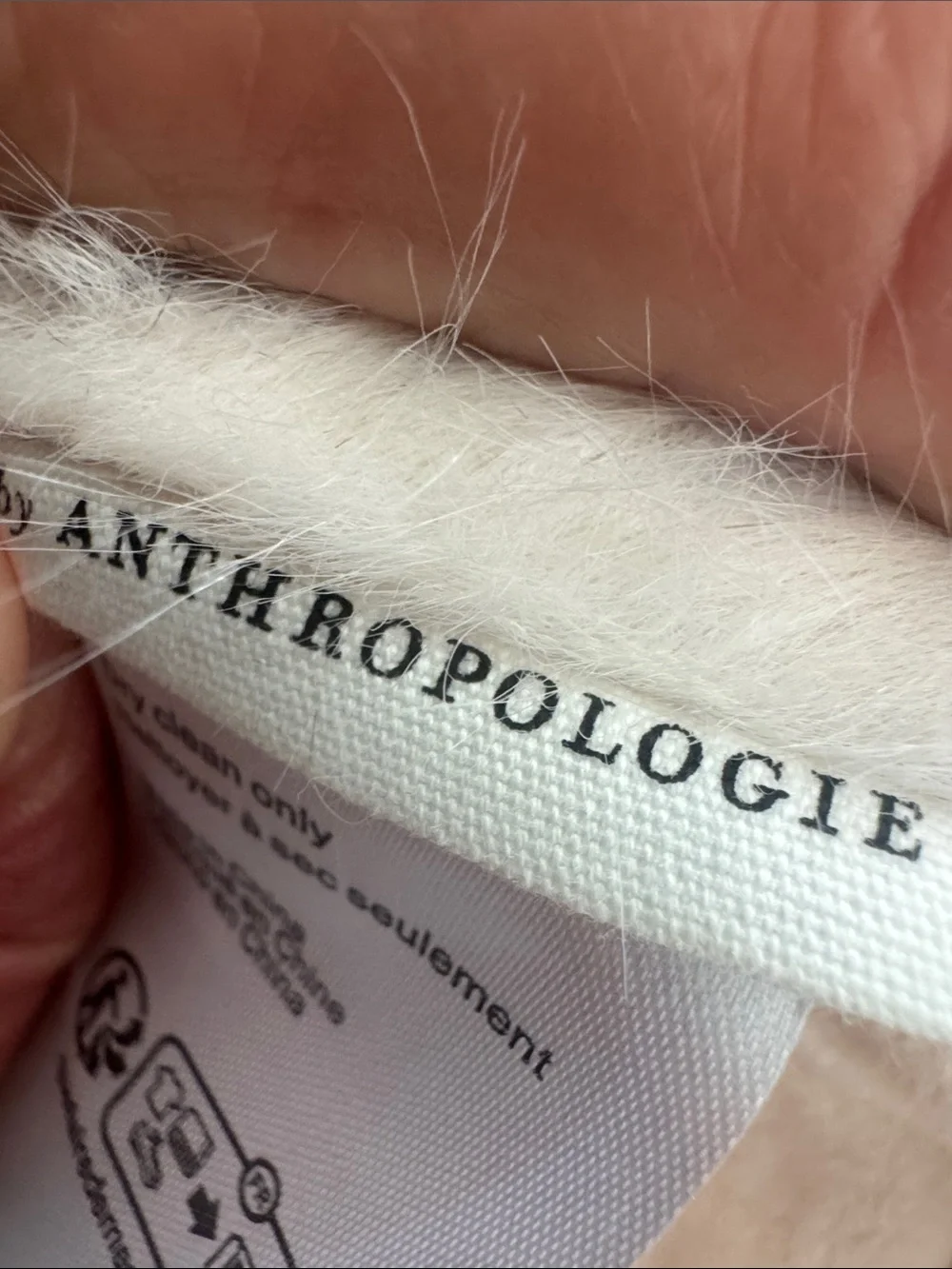 Anthropologie Chester faux fur leopard print throw blanket.